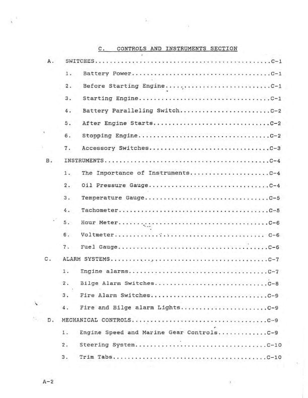 Bertram 285 - Owners Manual