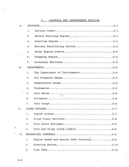 Bertram 285 - Owners Manual