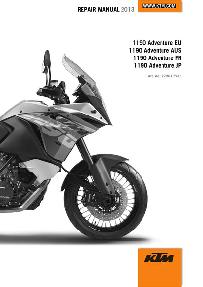 KTM 2013 - 1190 Adventure - Workshop Service Repair Manuals