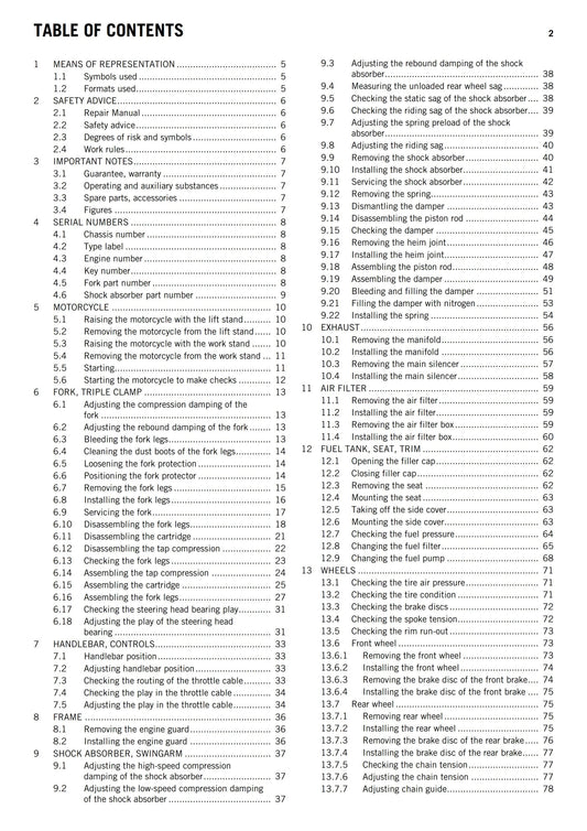 KTM 2013 - 690 Enduro R - Eu Aus Uk Usa - Workshop Service Repair Manuals