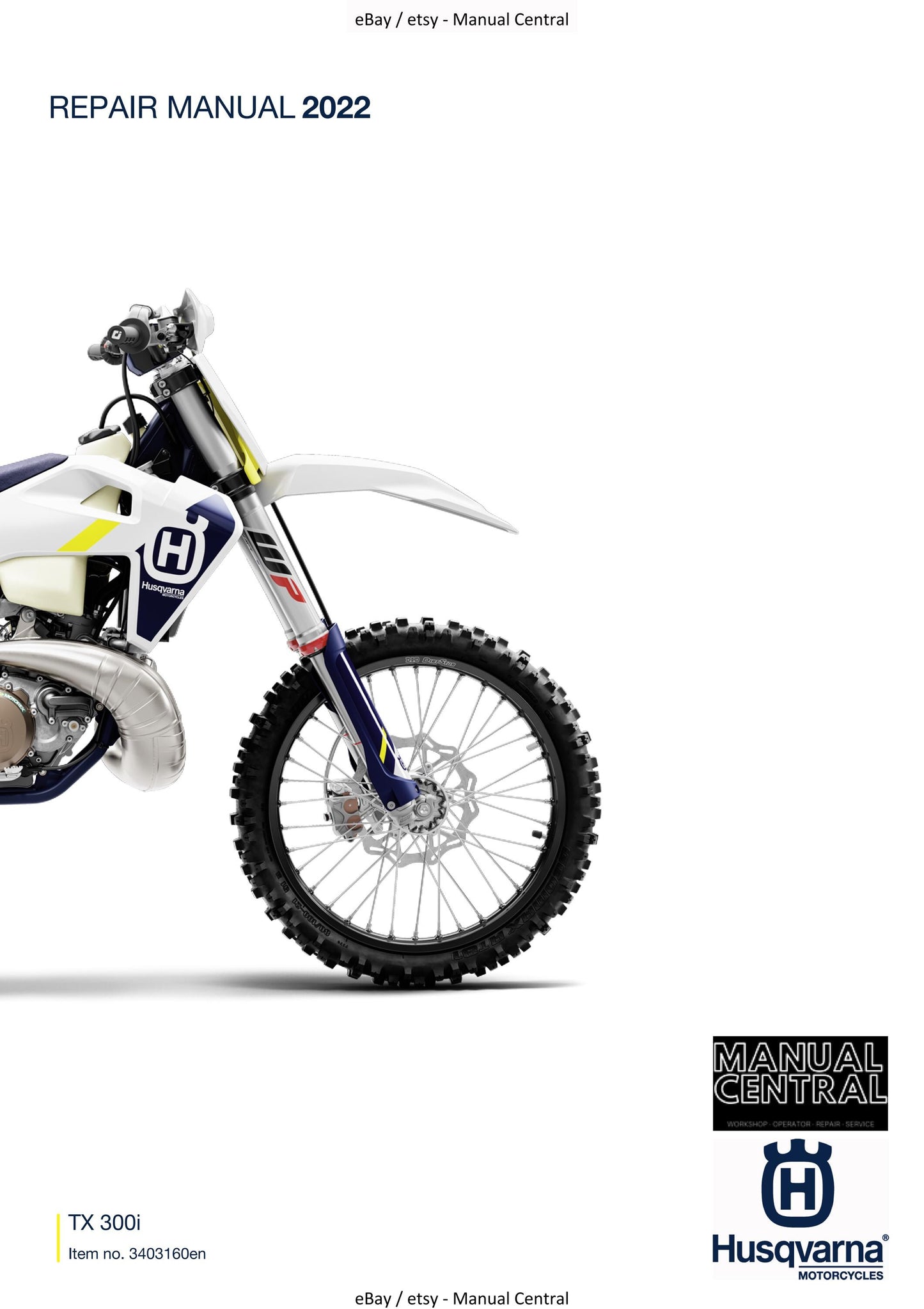 Husqvarna 2022 - TX 300i - Service Workshop Repair Manual